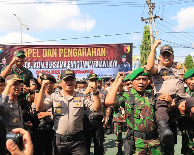 Tiga Jenderal Apresiasi Sinergitas TNI Polri di Kabupaten Banyuwangi